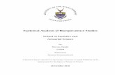 Statistical Analysis of Bioequivalence Studieswiredspace.wits.ac.za/jspui/bitstream/10539/21660/1/FINAL SUBMISSION OF... · Statistical Analysis of Bioequivalence Studies School of