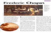 O Chopin la - pop-sheet-music.com · Talentul muzical ie~it din comun al lui Chopin a devilnsat epoca sa. Contemporanii sai apreciau rafmamentul ~i nuanta compo" zitiilor sale, dar