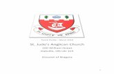 St. Jude’s Anglican Church OKSJD Parish Profile... · Today St. Jude’s has 527 households on its parish roll with an average of 220 attending one of the three services on Sundays.
