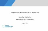 Investment Opportunities in Argentina Rodolfo G Villalba ...jp.camaradojapao.org.br/upload/files/PPT JETRO RODOLFO.pdf · Investment Opportunities in Argentina Rodolfo G Villalba