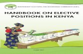 HANDBOOK ON ELECTIVE POSITIONS IN KENYA - uraia.or.ke · HANDBOOK ON ELECTIVE POSITIONS IN KENYA INDEPENDENT ELECTORAL AND BOUNDARIES COMMISSION (IEBC). University Way, Anniversary