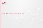 EFM32 Series 0: 3rd Party Software and Tools - silabs.com · Open source projects FreeRTOS –RTOS freertos example in Simplicity Studio FatFS –file system fatcon example in Simplicity