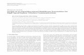 DesignofanOmnidirectionalMultibeamTransmitterfor High ... · 2 EURASIP Journal on Wireless Communications and Networking Carruthers and Kahn [20] have proposed angle diversity technology