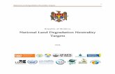National Land Degradation Neutrality Targets LDN...آ  natural and socio-economic subsystems of the Republic