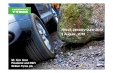 Result January-June 2010 5 August, 2010 · Result January-June 2010 5 August, 2010. 2 1. General overview of 1-6/2010 Introduction Market overview Nokian Tyres performance 2. Nokian