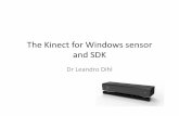 The Kinect for Windows sensor and SDKsmusse/CG/PDFs2014_1/Kinect.pdf · • Kinect for Windows provides joint orientation information for the skeletons tracked by the ST pipeline.
