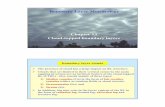 Boundary Layer Meteorology Chapter 13 Cloud-topped ...roger/Lectures/Boundary... · ¾Fog is defined as cloud in contact with the surface. For the present purposes, we exclude from