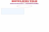 HOTELIERS TALK · january - 2016 3  hoteliers talk job seeker of the month - f&b service to place your company details in hotel products service providers column