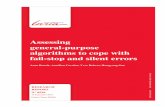 Assessing general-purpose algorithms to cope with fail ...graal.ens-lyon.fr/~yrobert/onlinepapers/RR-8599.pdf · Assessing general-purpose algorithms to cope with fail-stop and silent
