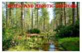 BIOTIC AND ABIOTIC FACTORS - kcesmjcollege.in and Abiotic factors.pdf · Factors Influencing Environment: The life of an organism is surrounded and effected by a number of external