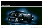 ESCALADE - Offroad‘s · foundation for the advanced suspension system and the Escalade Hybrid’s surprisingly adept off-road capabilities. An exciting mixture of comfort, performance,