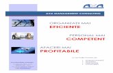 AFACERI MAI PROFITABILE - axa.mdaxa.md/axa_offer_2018.pdf · Strategii şi tactici de promovare 4.2. Tehnici de bază de vînzări 4.3. Tehnici avansate de vînzări 4.4. Managementul