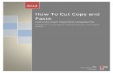 How To Cut Copy and Paste - tipsimg.s3.amazonaws.comtipsimg.s3.amazonaws.com/wp-content/uploads/2010/05/Cut-copy-paste.pdf · How To Cut Copy and Paste Learn the most important computer