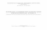 JUDICIAL COMMUNICATION AND PROFESSIONAL ETHICS 2015/Written_Paper_France4.pdf · Themis Competition 2015 – Semi-Final D – Team France 4 Judicial communication and professional