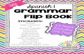 Spanish 1 Grammar Flip Book - Ms. Velez - Homemsvelezsite.weebly.com/uploads/8/6/2/9/86292404/spanish_1_flip_book_key.pdf · Spanish 1 Grammar Flip Book Includes: Articles Subject