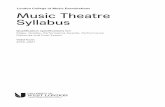 Music Theatre Syllabus 2019–2021-txt - lcme.uwl.ac.uk · 1. Information and general guidelines 1.1 Introduction 2 1.2 Syllabus validity 3 1.3 Changes to the syllabus 3 1.4 Exam