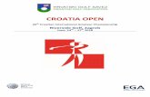 CROATIA OPEN - golfportal.hr OPEN... · VI. Nations Cup In both categories, men and ladies, the Nations Cup is being played on the second day of the competition (first day for ladies).