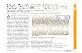 Lipid Peptide Vesicle Nanoscale Hybrids for Triggered Drug ... · AL-AHMADY ET AL. VOL. XXX ’ NO. XX ’ 000 – 000 ’ XXXX A C XXXX American Chemical Society Lipid Peptide Vesicle