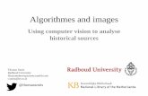 Using computer vision to analyse historical sources filePipeline Harvest images Recognize faces Recognize categories (buildings, cartoons, chess, crowds, logo’s, schematics, sheet