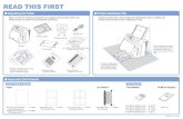 Read this first - cs.olympus-imaging.jp · READ THIS FIRST Make sure that the following accessories are supplied with the printer before use. Please contact your dealer if any accessories