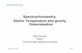 Spectrophotometry: Stellar Temperature and gravity ...cemw10/talks/Bessell_Ringberg.pdf4000 4800 5600 6400 7200 8000 8800 HD160617 120sec Wavelength. Ringberg May 2010 Slide 11 Spectrophotometry