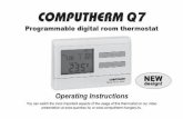 COMPUTHERM Q7 - CalorSol Manualsmanuals.calorsol.de/manuals/English/COMPUTHERM_Q7_ENG.pdf · COMPUTHERM Q7 Programmable digital room thermostat Operating Instructions You can watch