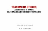 IL TRANSMEDIA STORYTELLING - coris.uniroma1.it STUDIES - 5 - I... · H. Jenkins, The Revenge of the Origami Unicorn: Seven Principles of Transmedia Storytelling, 2009 «Forse abbiamo