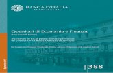 Questioni di Economia e Finanza - Banca D'Italia · when Andrea Salvati was an intern at the Bank of Italy, Bologna Branch. The views and the opinions expressed in the The views and