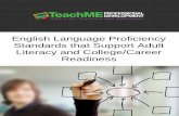 English Language Proficiency Standards for Adult Education · American Institutes for Research English Language Proficiency Standards for Adult Education —1 I. Introduction The