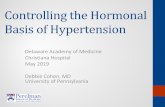 Controlling the hormonal basis of Hypertension - delamed.org file12 lead EKG in particular (pre-op) showed only sinus arrhythmia • She also is on an oral contraceptive tablet. Case
