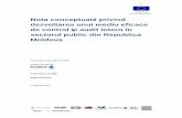 dezvoltarea unui mediu eficace de control și audit intern ...mf.gov.md/sites/default/files/documente relevante/nota_conceptuala_2017.pdf · Finanțat de Uniunea Europeană Nota conceptuală