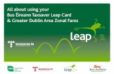 taxsaver.ie · All about using your Bus Éireann Taxsaver Leap Card & Greater Dublin Area Zonal Fares Leap o toxsover.ie cut the cost of your commute hop, Leap