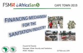 Outline - fsm5.susana.org · Outline 1. Main Constraining Factors 2. AfDB Response 3. Opportunity to promote Sanitation and Environmental Health 4. Financing Opportunities 5.