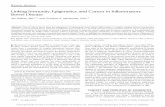 Linking Immunity, Epigenetics, and Cancer in In ammatory ... · REVIEW ARTICLE Linking Immunity, Epigenetics, and Cancer in Inﬂammatory Bowel Disease Jan Däbritz, MD*,†,‡ and