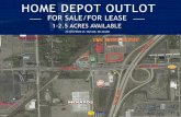 FOR SALE/FOR LEASE - images4.loopnet.com€¦home depot outlot 1-2.5 acres available 21100 penn st, taylor, mi 48180 for sale/for lease 51,305 vpd