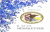 IL ACTS NEWSLETTER - Illinois.gov · In February, we formally started working with Cluster 1B agencies. We had a great kickoff and have enjoyed getting to know a number of 1B agency