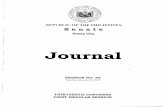 Journal - Senate of the Philippines.pdf · REPUBLIC OF THE PHILIPPINES Senate Pasay City Journal SESSION NO. 55 Tuesday, January 25, 2005 THIRTEENTH CONGRESS FIRST REGULAR SESSION