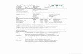 SAFETY DATASHEET - dgduupz79pcvd.cloudfront.net · MSDS Code: N/A SAP Code: 56000513 11. IDENTIFICATION OF THE SUBSTANCE I PREPARATION Commercial Name CleannFreshOriginalThick Bleach