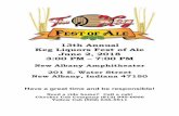 Fest of Ale 2018 Program - thekegfestofale.com · 3 What is the Fest of Ale? It is a charity beer festival to help raise funds for the WHAS Crusade for Children. Last year we raised