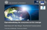Operationalizing the ecosystem service concept Thursday/3... · on “operationalizing the ecosystem service concept ... •objective of ecosystem restoration as part of the 2020