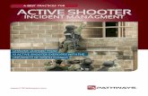 Best Practices for Active Shooter - c3pathways.com · Lessons Learned from 10 active shooter exercises with the University of north fLorida Best Practices for Active Shooter incident
