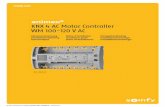 animeo KNX 4 AC Motor Controller WM 100-120 V AC · animeo KNX 4 AC MOTOR CONTROLLER. REF. 5110785A - 3/16 Local push button inputs can be used as universal KNX binary inputs! [1]