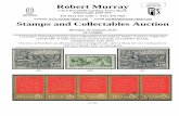 Robert Murray Stamp Auction - stamp-shop.com · 1 The Illustrated Postage Stamp Album (Senf) with mint and used stamps, picked over in places but inc. better with UK 1840 Mulready