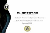January 2019 - gladiator-innovations.com · Network Troubleshooting Mobile Analytics Workflow automation Large data processing Opex reduction RAN Drive test Optimization Site Verification