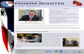 PANAMA MARITIME AUTHORITY PANAMA REGISTER · Recognition to aptain Richard Hou Hee Phat ahrain hosts World Maritime ompliance with the Maritime Labour onvention, 2006 (ML, 2006) Panama
