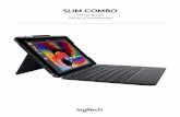 SLIM COMBO - logitech.com · Blinking white Fast: Keyboard is in discovery mode, ready for pairing Slow: Keyboard is trying to reconnect to iPad Solid white Bluetooth® pairing or