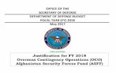 UNCLASSIFIED Justification for FY 2018 Overseas ... · OFFICE OF THE SECRETARY OF DEFENSE DEPARTMENT OF DEFENSE BUDGET FISCAL YEAR (FY) 2018 May 2017 UNCLASSIFIED Justification for