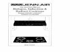Use and Care Manual Halogen, Induction & Radiant Cooktops · mmmJENN.AIR Use and Care Manual Halogen, Induction & Radiant Cooktops Models CCE3401, CCE3451, CCE3531 & CVE3400 Model