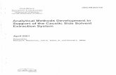 Analytical Methods Development in Support of the Caustic ... · Analytical Methods Development in Support of the Caustic Side Solvent Extraction System Michael P. Maskarinec and John