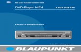 DVD-Player ME4 7 607 004 575 - blaupunkt.com · (VCD), Super-Video-CD (SVCD), tavaline audio-CD ja foto-CD (VCD 2.0, vt lk 20) ning MP3-CD. See juhend kehtib DVD-de esitami-se kohta.